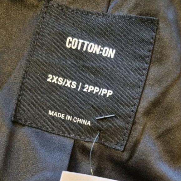 XS-M Cotton On Faux Fur Animal Leopard Print Fully Lined Coat Jacket, NWT - Picture 14 of 16